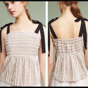 NWT Anthropologie Maeve with Ribbon Ties